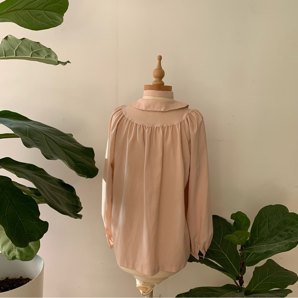 60’s True Vintage pale pink poet blouse - Picture 7 of 9
